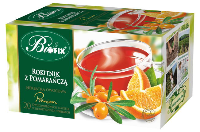 Herbata owocowa Premium ekspresowa Rokitnik z pomarańczą